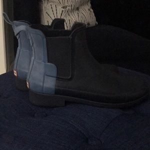 Hunter two tone Chelsea boots